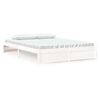 vidaXL Sengeramme hvit heltre 160x200 cm