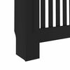 vidaXL Radiatordeksel svart 152x19x81,5 cm MDF