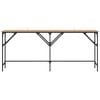 vidaXL Konsollbord Artisan Eik 180 x 30 x 75 cm Konstruert tre