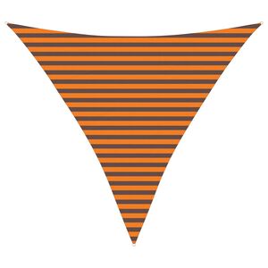vidaXL Solskygge seil Oransje og Brunt 3,6 x 3,6 x 3,6 m