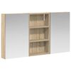 vidaXL Baderomsskapsett 3 stk. 90 x 10,5 x 50 cm Konstruert tre