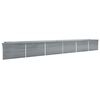 vidaXL H&oslash;ybed galvanisert st&aring;l 600x80x77 cm gr&aring;