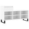vidaXL Skoskap hvit 102x36x60 cm konstruert tre