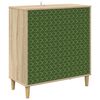 vidaXL Serviesskap GELEEN Sonoma 69 x 33 x 75 cm Konstruert tre