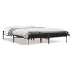vidaXL Sengeramme svart 120x200 cm konstruert tre og metall