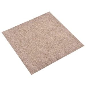 vidaXL Teppe 20 stk. Beige 50 x 50 cm 100% Polypropylen
