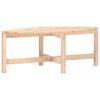 vidaXL Salongbord 118x63x45 cm heltre furu