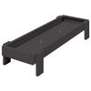 vidaXL Kylling F&ocirc;ringsrenne Svart 80 x 28 x 13.5 cm Kaldvalsget St&aring;l