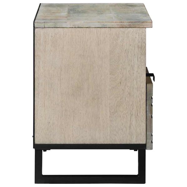 vidaXL TV Enheter med skuff Hvit 80 x 33 x 46 cm Konstruert tre