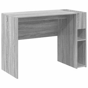 vidaXL Skrivebord Gr&aring; Sonoma Konstruert tre 109 x 50 x 78 cm