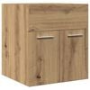 vidaXL Servantskap artisan eik 41x38,5x46 cm konstruert tre