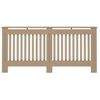 vidaXL Radiator Deksel 2 pcs Brun 172 x 19 x 81,5 cm Konstruert tre