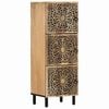 vidaXL Sideskap 40x33x110 cm heltre mango