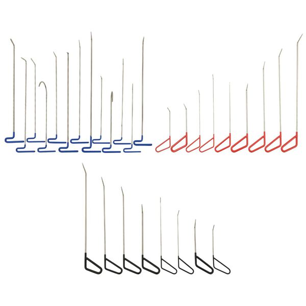 vidaXL Krokstenger til bulkreperasjon 30 stk rustfritt st&aring;l