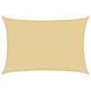 vidaXL Solseil sand 3x2 m 100% polyester oxford