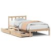 vidaXL Sengeramme uten madrass 90x190 cm heltre furu