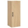 vidaXL Highboard sonoma eik 34,5x34x180 cm konstruert tre