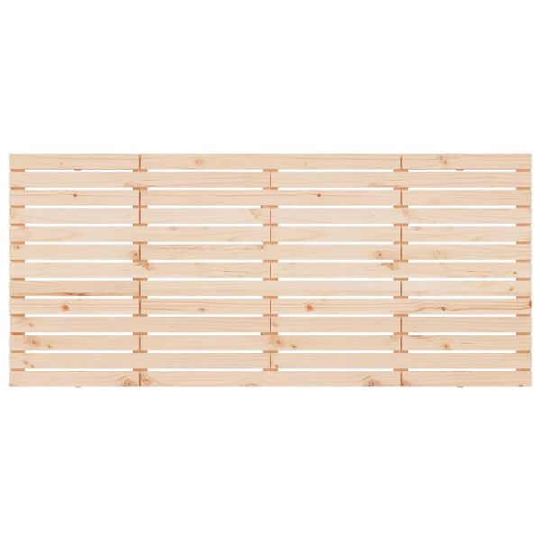 vidaXL Veggmontert hodegavl 206x3x91,5 cm heltre furu