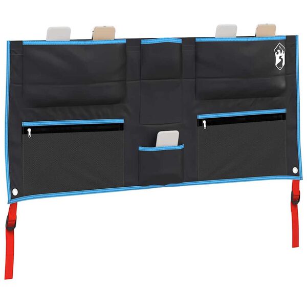 vidaXL Oppbevaringspose med lagring Svart og Blå 98 x 47 cm Oxford