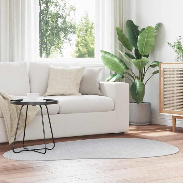 vidaXL Teppe HUARTE Gr&aring; 120 x 170 cm Polyester