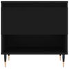 vidaXL Salongbord 2 stk svart 50x46x50 cm konstruert tre