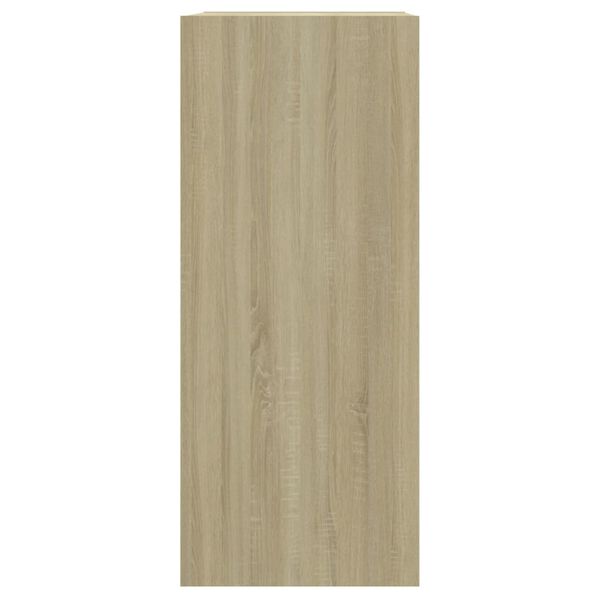 vidaXL Bokhylle/romdeler sonoma eik 40x30x72 cm