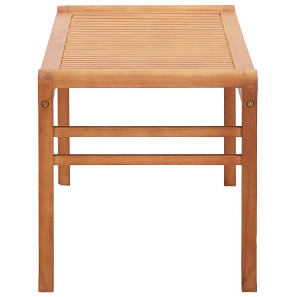 vidaXL Hagebenk 2-seters 120 cm heltre eukalyptus