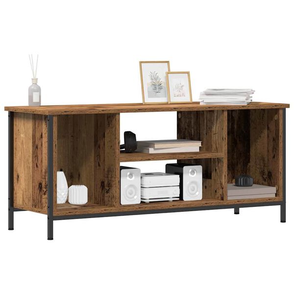 vidaXL TV-skap Gamle tre 102 x 35 x 45 cm Konstruert tre