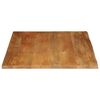 vidaXL Bordplate naturlig kant 110x80x3,8 cm heltre mango