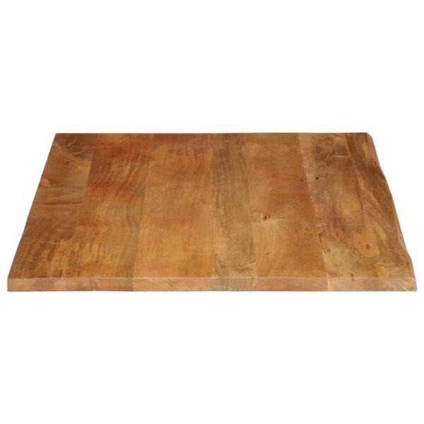 vidaXL Bordplate naturlig kant 110x80x3,8 cm heltre mango