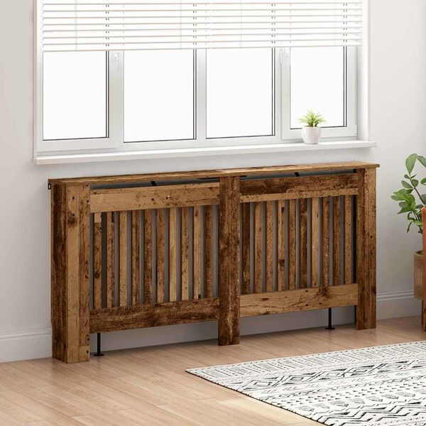 vidaXL Radiator Deksel Gamle tre 172 x 19 x 81,5 cm Konstruert tre