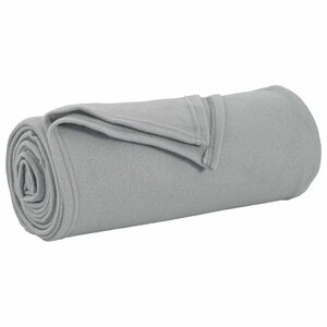 vidaXL Teppe Gr&aring; 170 x 130 cm 0.33 kg Fleece