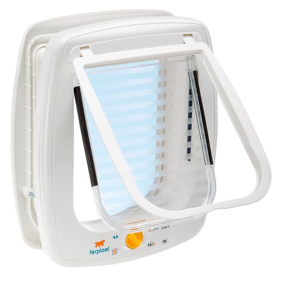 Ferplast Manuell katteluke 4-veis Swing 9 SET hvit 72105011