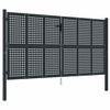 vidaXL Hageport antrasitt 300x125 cm st&aring;l