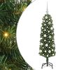 vidaXL Kunstig juletre gr&oslash;nn 120 cm PVC og st&aring;l og plast