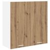 vidaXL Hengende skap Artisan Eik 80 x 31 x 80 cm Konstruert tre