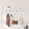 vidaXL Vegghengt kleshenger Hvit 100 x 40 x 12 cm Konstruert tre