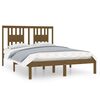 vidaXL Sengeramme honningbrun heltre furu 120x200 cm