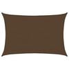 vidaXL Solseil 160 g/m&sup2; brun 5x6 m HDPE