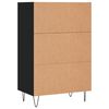 vidaXL Highboard svart 57x35x90 cm konstruert tre