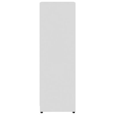 vidaXL Baderomsskap høyglans hvit 30x30x95 cm sponplate