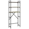 vidaXL Vaskemaskinhylle sonoma eik 67x25x163 cm sponplate