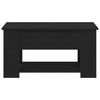 vidaXL Kaffebord Svart Eik 79 x 49 x 41 cm Konstruert tre