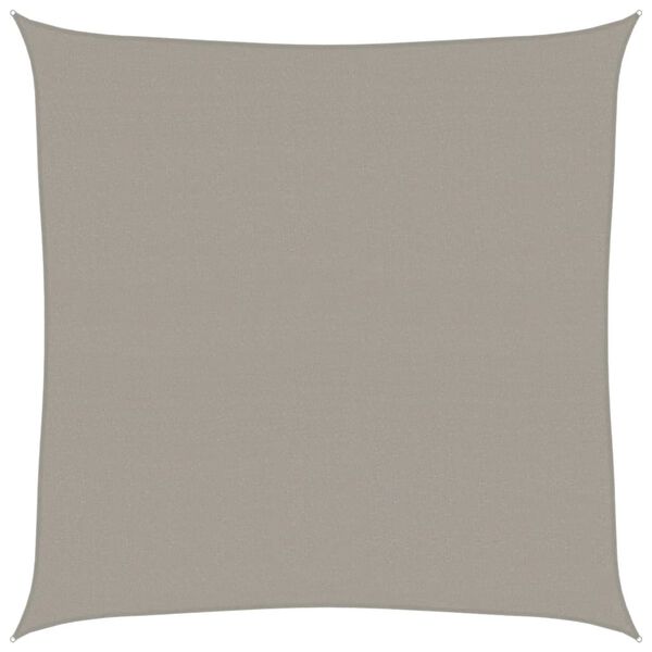 vidaXL Solseil 160 g/m&sup2; firkantet lysegr&aring; 4,5x4,5 m HDPE