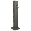 vidaXL Hage tanker Antrasitt 26 x 26 x 98 cm PE