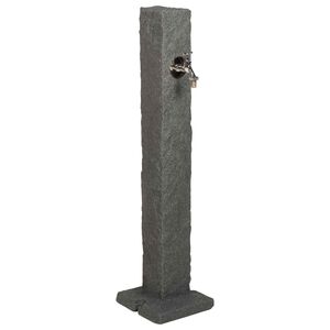vidaXL Hage tanker Antrasitt 26 x 26 x 98 cm PE