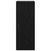 vidaXL Veggskap Svart Eik 34,5 x 34 x 90 cm Konstruert tre
