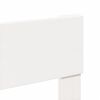 vidaXL Sengeramme uten madrass hvit 150x200 cm heltre furu