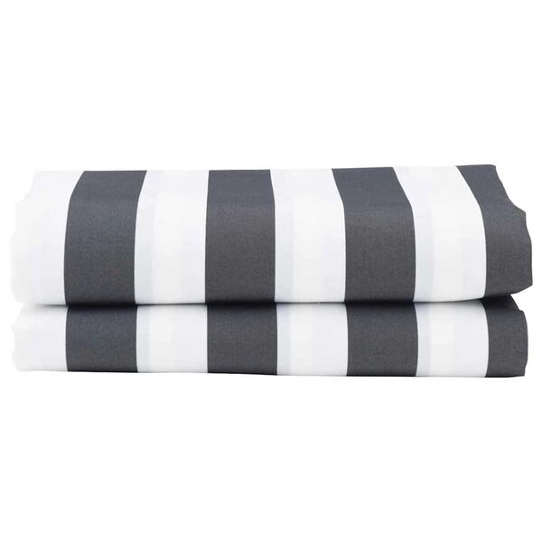 vidaXL Markiseerstatning Antrasitt og Hvit 1000 x 160 cm