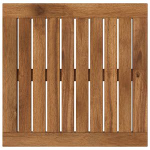 vidaXL Bordplate 40,5 x 40 x 2 cm Rektangul&aelig;r Solid akasietre Naturlig